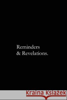 Reminders & Revelations Anthony Jones 9781984174871