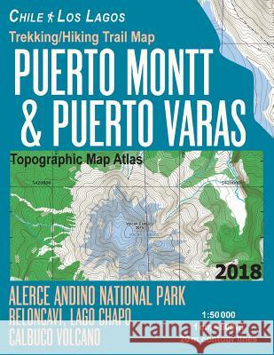 Trekking/Hiking Trail Map Puerto Montt & Puerto Varas Alerce Andino National Park Reloncavi, Lago Chapo, Calbuco Volcano Chile Los Lagos Topographic Map Atlas 1: 50000: Trails, Hikes & Walks Sergio Mazitto 9781984175731 Createspace Independent Publishing Platform