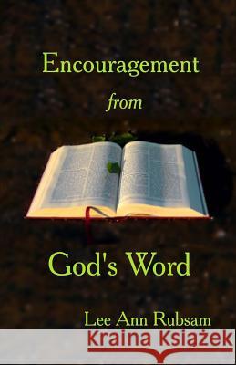 Encouragement from God's Word Lee Ann Rubsam 9781984306494 Createspace Independent Publishing Platform