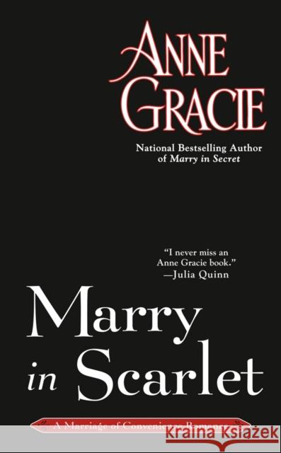 Marry in Scarlet Anne Gracie 9781984802064 Berkley Books