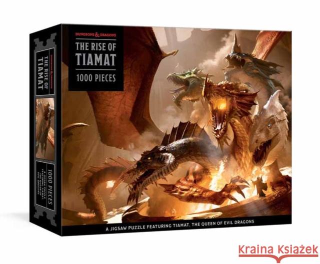 The Rise of Tiamat Dragon Puzzle (Dungeons & Dragons): 1000-Piece Jigsaw Puzzle Featuring the Queen of Evil Dragons: Jigsaw Puzzles for Adults Official Dungeons & Dragons Licensed 9781984824646 Clarkson Potter Publishers