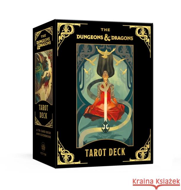 The Dungeons & Dragons Tarot Deck: A 78-Card Deck and Guidebook Official Dungeons & Dragons Licensed 9781984824660 Clarkson Potter Publishers