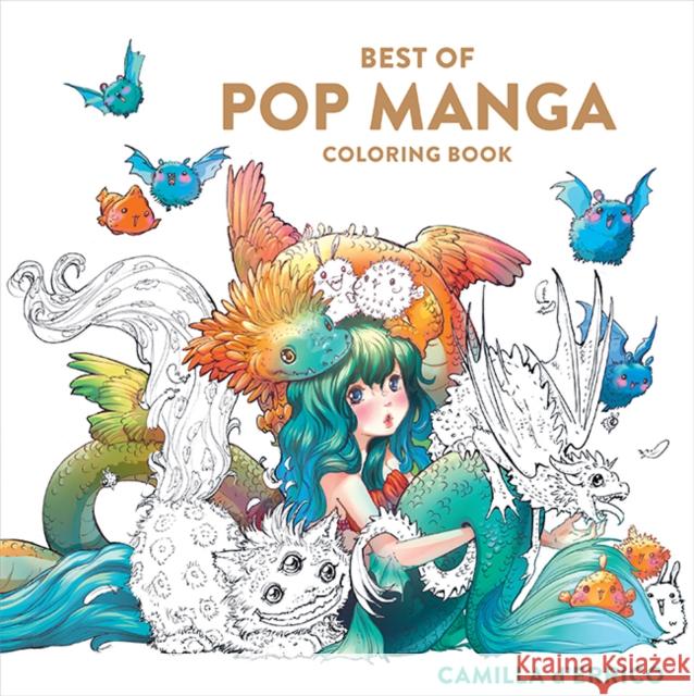 Best of Pop Manga Coloring Book Camilla D'Errico 9781984862761