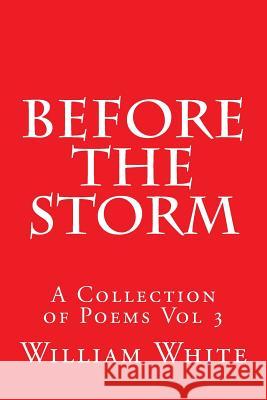 Before The Storm: A collection of poems volume 3 White, William 9781985008397