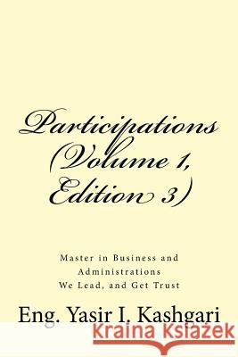 Participations (Volume 1, Edition 3) Eng Yasir I Kashgari 9781985129764