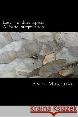Love in three aspects: A Poetic Interpretation Marchal, Andi 9781985200128 Createspace Independent Publishing Platform