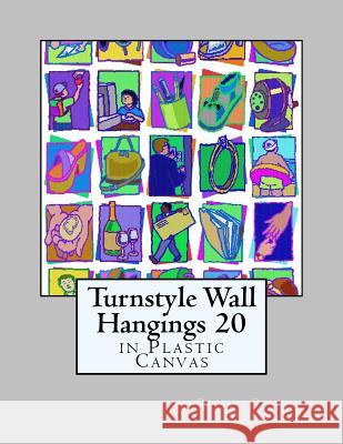 Turnstyle Wall Hangings 20: In Plastic Canvas Dancing Dolphin Patterns 9781985587823 Createspace Independent Publishing Platform