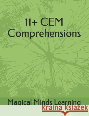 11+ Cem Comprehensions Magical Minds Learning 9781985603608 Createspace Independent Publishing Platform