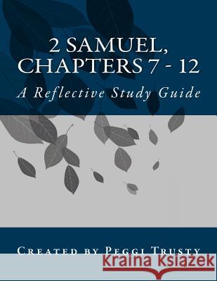 2 Samuel, Chapters 7 - 12: A Reflective Study Guide Peggi Trusty 9781986102964 Createspace Independent Publishing Platform