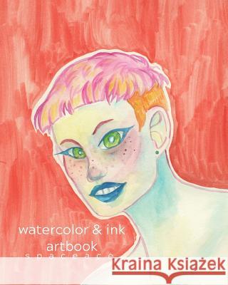 space ace watercolor & ink art book Briana N. Bales 9781986178396 Createspace Independent Publishing Platform