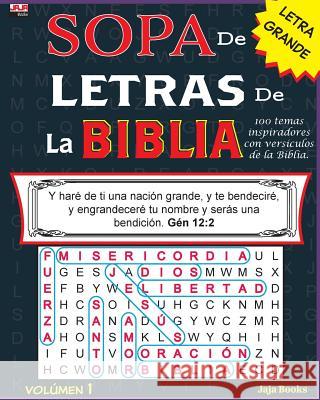 SOPA de LETRAS de la BIBLIA, Volúmen 1 Jaja Books 9781986344272 Createspace Independent Publishing Platform