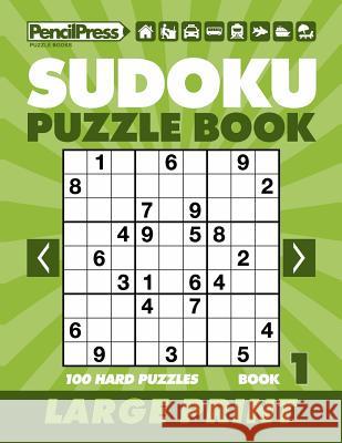 Sudoku Puzzle Book 1 (Large Print) Adults Activity Books, Large Print Sudoku 9781986580403 Createspace Independent Publishing Platform