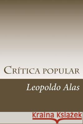 Crítica popular Alas, Leopoldo 9781986733045