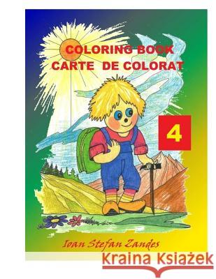 Coloring Book 4 Ioan Stefan Zandes 9781986869355 Createspace Independent Publishing Platform