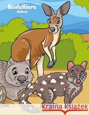 Beuteltiere-Malbuch 1 Nick Snels 9781987785135 Createspace Independent Publishing Platform