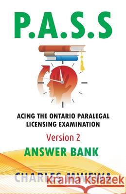 P.A.S.S, Version 2: Answer Bank Charles Mwewa 9781988251493 Africa in Canada Press