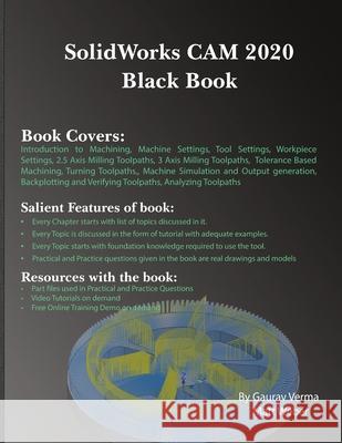 SolidWorks CAM 2020 Black Book Gaurav Verma Matt Weber 9781988722825 Cadcamcae Works