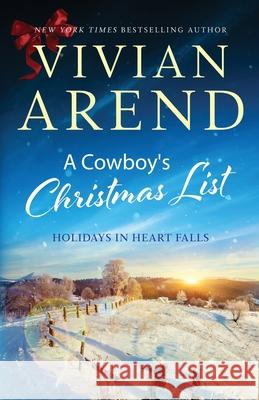 A Cowboy's Christmas List Vivian Arend 9781989507407