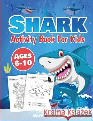 Shark Activity Book Harper Hall 9781989543702 Cbab Press