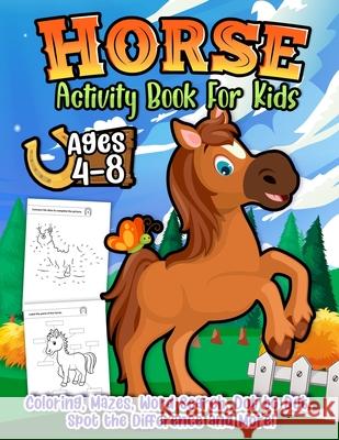 Horse Activity Book Hall, Harper 9781989543825 Happy Harper