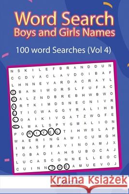 Word Search: Boys and Girls Names Acr Publishing 9781989552100
