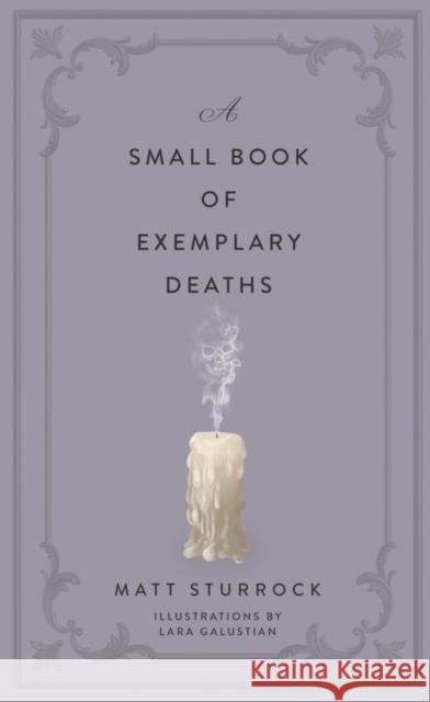 A Small Book of Exemplary Deaths Matt Sturrock 9781989555781