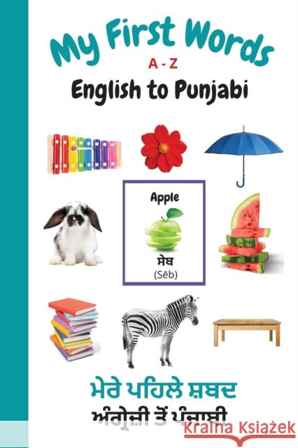My First Words A - Z English to Punjabi: Bilingual Learning Made Fun and Easy with Words and Pictures Sharon Purtill 9781989733882