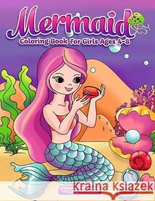 Mermaid Coloring Book Hall, Harper 9781989968178 Happy Harper