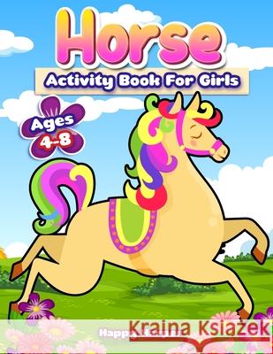 Horse Activity Book Hall, Harper 9781989968376 Happy Harper