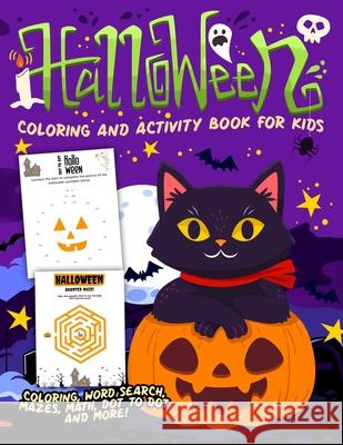 Halloween Coloring and Activity Book Hall, Harper 9781989968406 Happy Harper