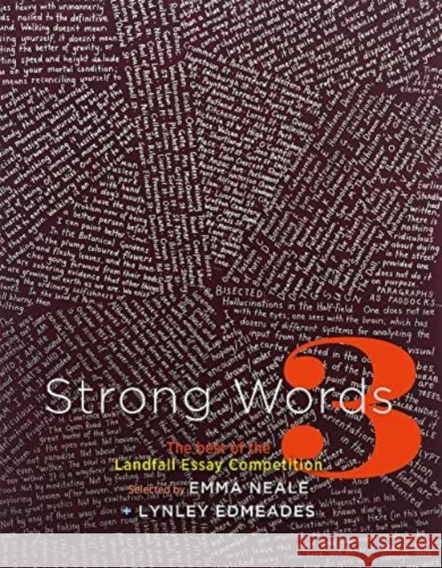 Strong Words 3: The best of the Landfall Essay Competition Lynley Edmeades, Lynley  Edmeades 9781990048579