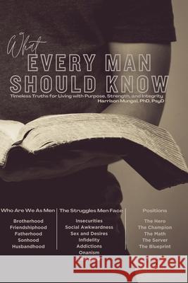 What Every Man Should Know Harrison Mungal 9781997763062 Harrison Mungal
