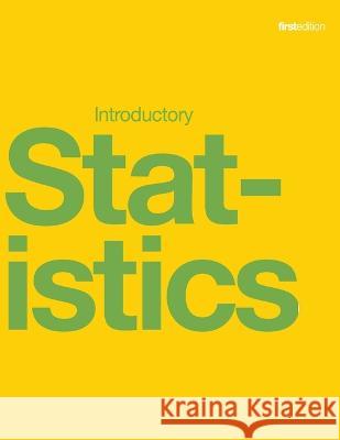 Introductory Statistics (paperback, b&w) Susan Dean 9781998109340