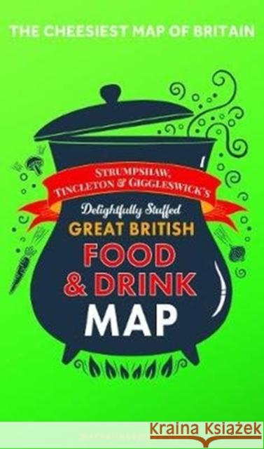Great British Food & Drink Map  9781999784560 Marvellous Maps