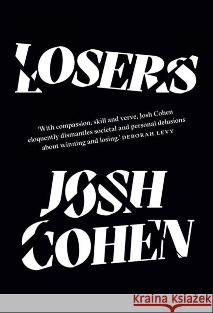 Losers Josh Cohen   9781999922344