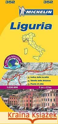 Liguria - Michelin Local Map 352 : Map  9782067126602 