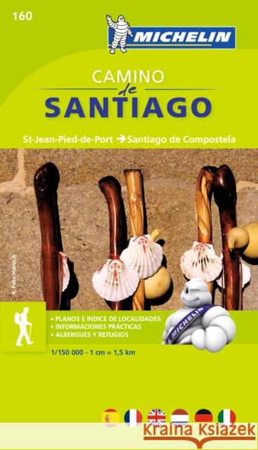 Camino de Santiago - Zoom Map 160: Map Michelin 9782067148055