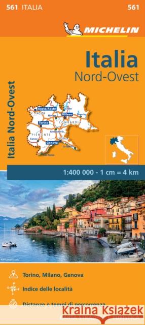 Italy Northwest - Michelin Regional Map 561: Map  9782067183933 MICHELIN