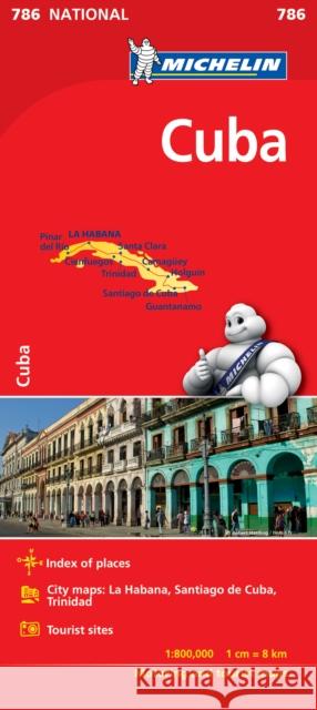 Michelin Cuba Map 786 Michelin 9782067185494