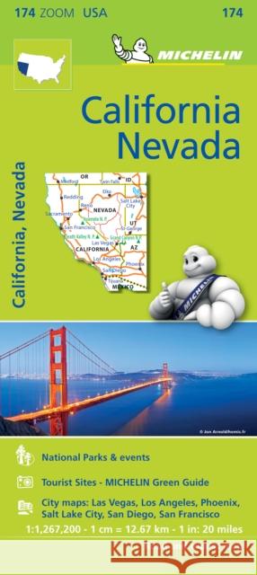 California Nevada - Zoom Map 174: Map Michelin 9782067190511 MICHELIN