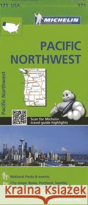 Pacific Northwest - Zoom Map 171 Michelin 9782067190771