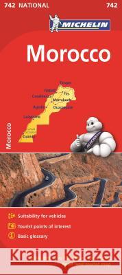 Michelin Map Africa Morocco 742 Michelin Travel & Lifestyle 9782067202894