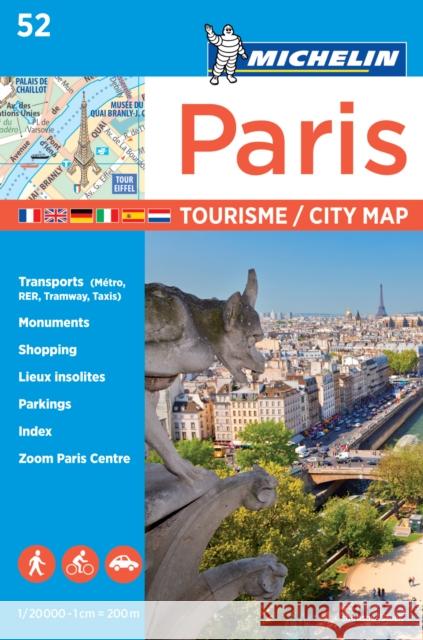 Paris - Michelin City Plan 52: City Plans Michelin 9782067211544 Michelin City Plans