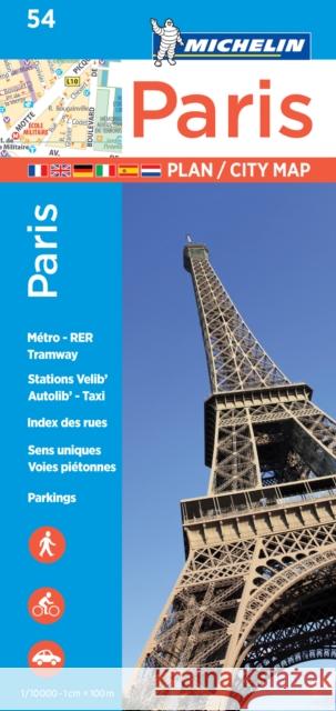Paris - Michelin City Plan 54: City Plans  9782067211568 Michelin Editions des Voyages