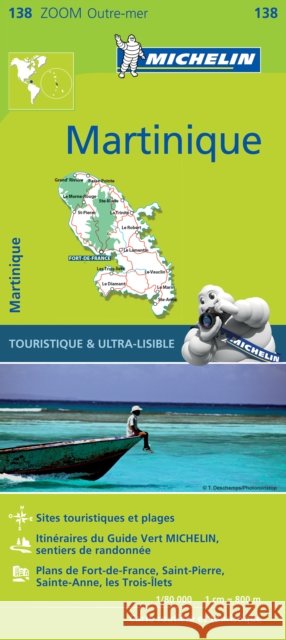 Martinique - Zoom Map 138: Map Michelin 9782067224513 Michelin Editions des Voyages