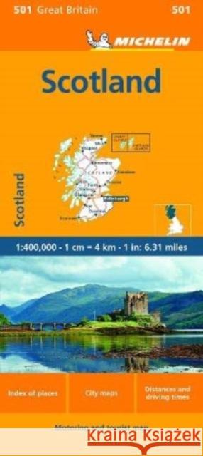 Scotland - Michelin Regional Map 501 Michelin 9782067259515 Michelin Editions des Voyages