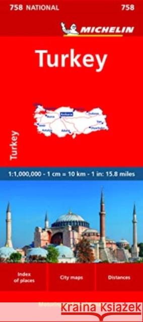 Turkey - Michelin National Map 758 Michelin 9782067259652