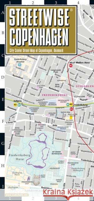 Streetwise Copenhagen Map - Laminated City Center Street Map of Copenhagen, Denmark: City Plan Michelin 9782067260030 Michelin Editions des Voyages