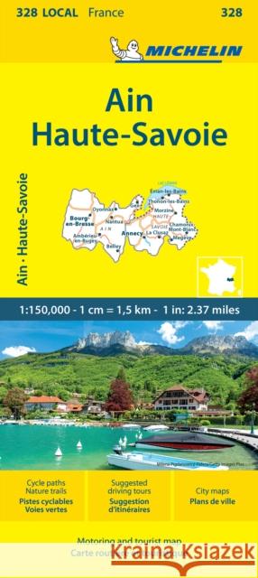 Ain Haute-Savoie - Michelin Local Map 328: Map Michelin 9782067262942