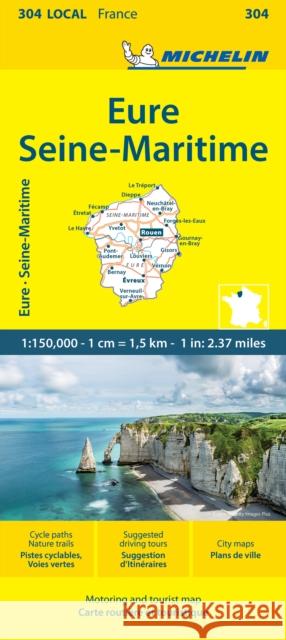 Eure Seine-Maritime - Michelin Local Map 304: Map Michelin 9782067262959